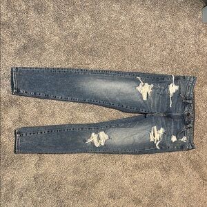 Women’s  Distressed Blue Jeans